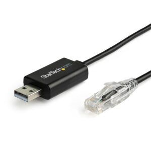 ADAPTADOR USB DE 1.8M PARA CONSOLA CISCO - 460KBPS - ADAPTADOR USB A RJ45 COMPATIBLE CON WINDOWS, MAC AND LINUX - M/M - STARTECH.COM MOD. ICUSBROLLOVR