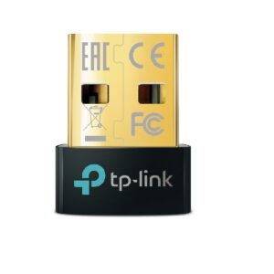 ADAPTADOR TP-LINK UB500 USB BLUETOOTH 5.0 COMPATIBLE CON VERSIONES V4.0 / 3.0 / 2.1 / 2.0 / 1.1 COMPATIBLE WIN 10 / 8.1 / 7