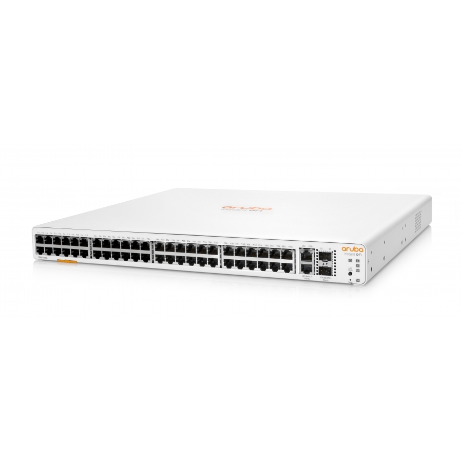 SWITCH HPE ARUBA JL808A INSTANT ON 1960 48 RJ-45 10/100/1000, 2 SFP 10 GBE, 10GBASE-T - Imagen 2