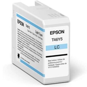 CARTUCHO EPSON MODELO T46Y CYAN LIGHT, PARA PLOTTER P900 (50 ML)