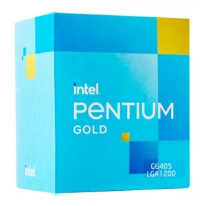 PROCESADOR INTEL PENTIUM GOLD G6405 S-1200 10A GEN /4.1 GHZ /CACHE 4MB /2 CORES /GRAFICOS UHD 610 /CON DISIPADOR /COMPUTO BASICO IPA