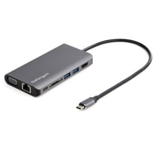 DOCKING STATION USB-C MULTIPUERTOS - HDMI O VGA - PD DE 100W ENTREGA DE ALIMENTACION - CABLE DE 30CM - LECTOR DE SD (DKT30CHVAUSP) - STARTECH.COM MOD. DKT30CHVAUSP