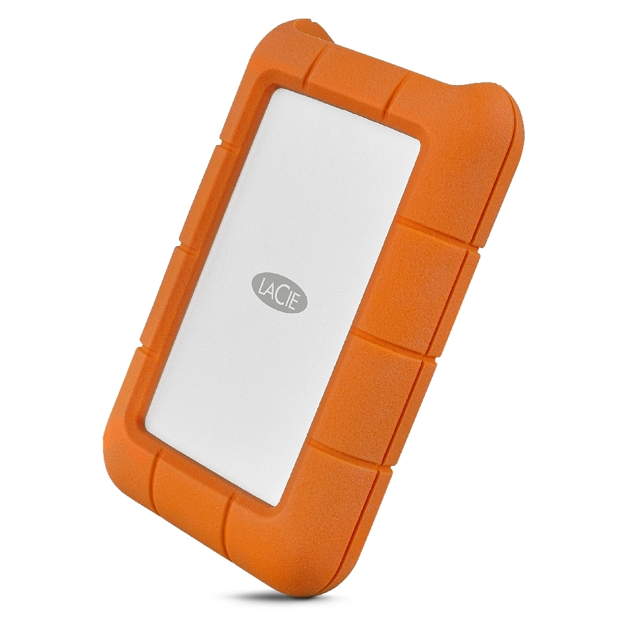 DISCO DURO EXTERNO LACIE RUGGED USB-C 4TB 2.5 PORTATIL USB 3.1 NARANJA-PLATA WINDOWS MAC CONTRAGOLPES AGUA Y POLVO - Imagen 2