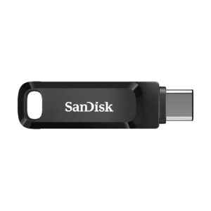 MEMORIA SANDISK ULTRA DUAL DRIVE GO USB 256GB TIPO-C / USB 3.1 VELOCIDAD DE LECTURA 150MB/S COLOR NEGRO SDDDC3-256G-G46