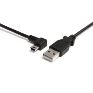 CABLE DE 91CM USB 2.0 ACODADO A LA IZQUIERDA MINI B - CABLE ADAPTADOR USB A A MINI B - CABLE CONVERTIDOR USB-A A MINI USB-B - STARTECH.COM MOD. USB2HABM3LA